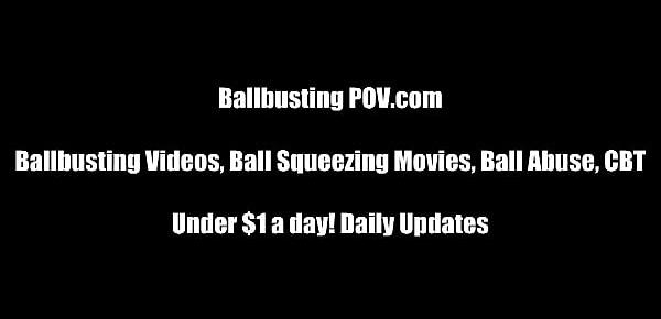  Double team ballbusting for you